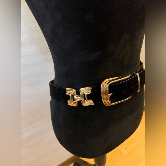 ZARA 100% Leather Belt with Square Buckle - Picture 2 of 15